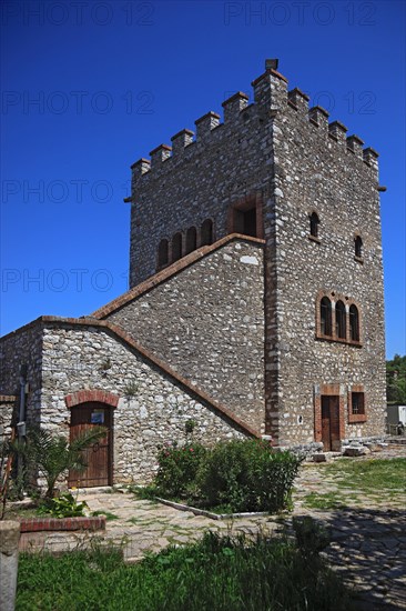 Courtyard of the Venetian Castle in the ruins of the ancient city of Butrint