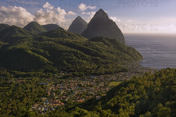 Gros Piton and Petit Piton