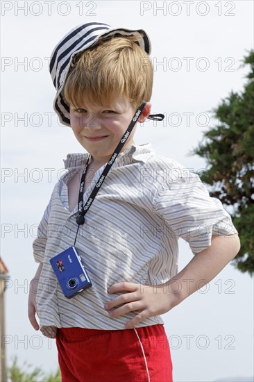 Boy with camera