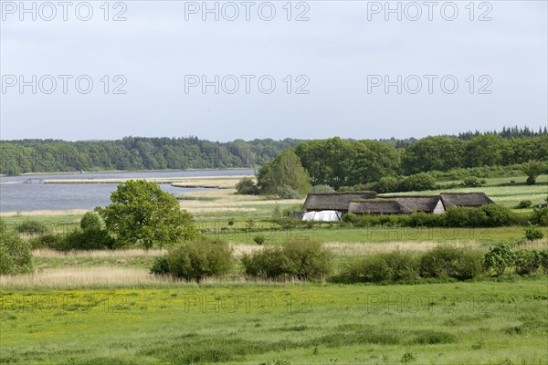 Viking houses in Hedeby Viking Museum