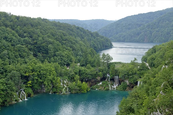 View of the Plitvice Lakes