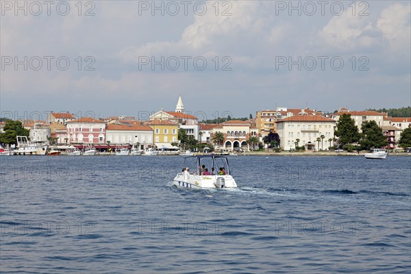 View of Porec from the water