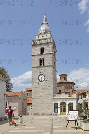 Market square of Omisalj