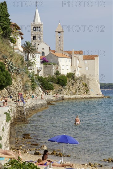 Bell towers of St. Mary's Cathedral and St. Andrew's Church in the Kaldanac quarter