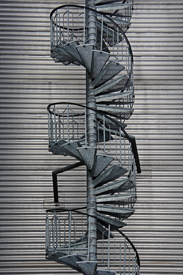 Stairs made of steel