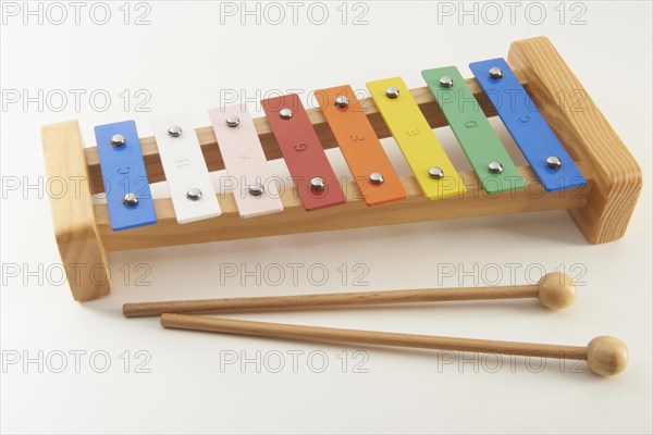 Colourful glockenspiel