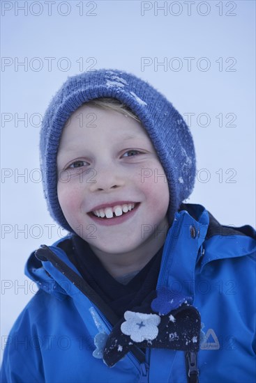 Boy in winter clothing