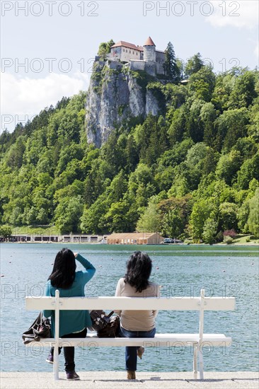 Castle above Lake Bled in Bled