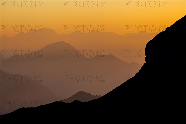 View from Faulhorn Mountain