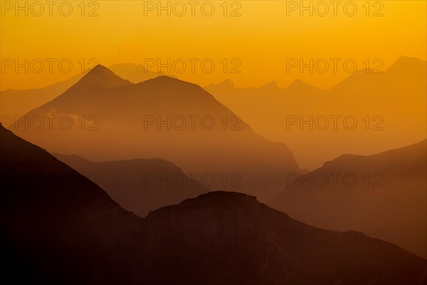 View from Faulhorn Mountain
