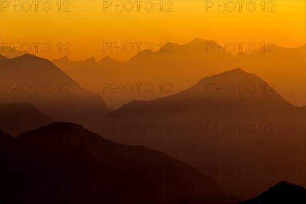 View from Faulhorn Mountain