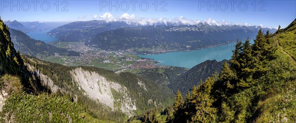 View from Schynige Platte to Mt Oberberghorn