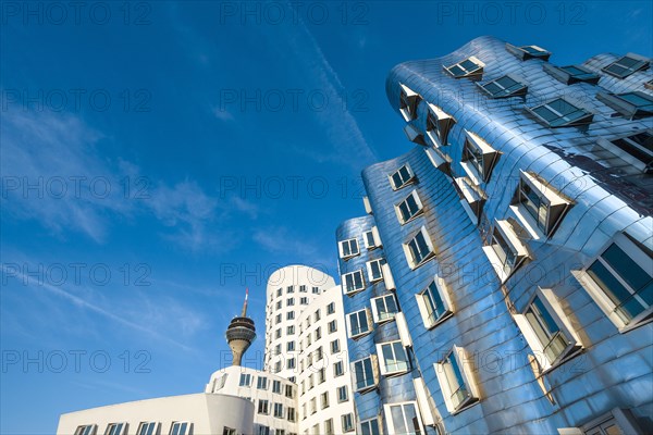 New Zollhof office buildings designed by architect Frank O Gehry