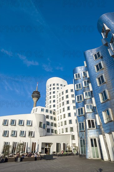 New Zollhof office buildings designed by architect Frank O Gehry