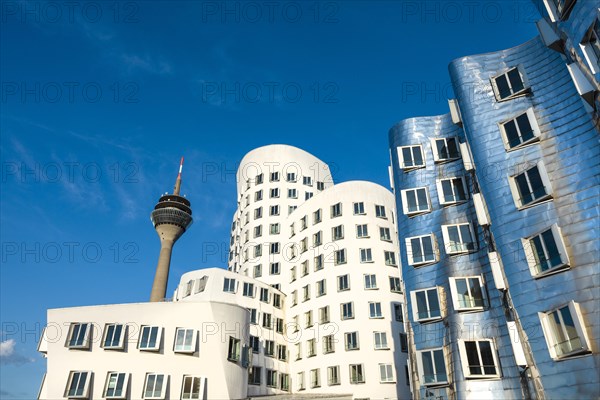 New Zollhof office buildings designed by architect Frank O Gehry