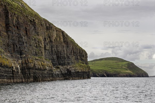 Steep coastline