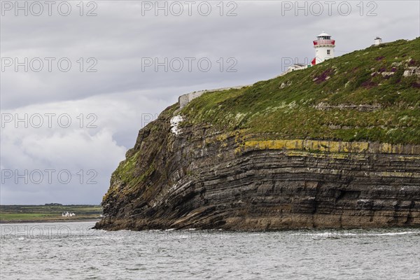 Steep coastline