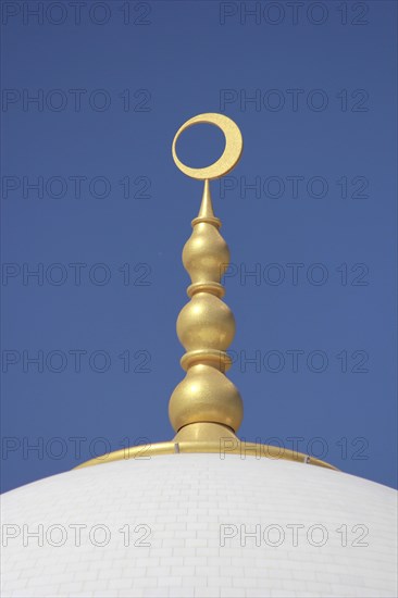 Top of a dome of the Sheikh Zayed Mosque