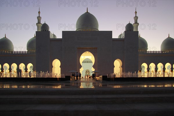 Entrance of the Sheikh Zayed Mosque