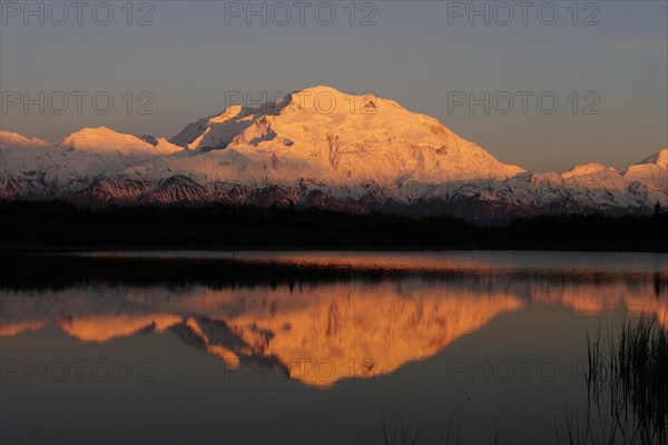 Mt McKinley at sunset