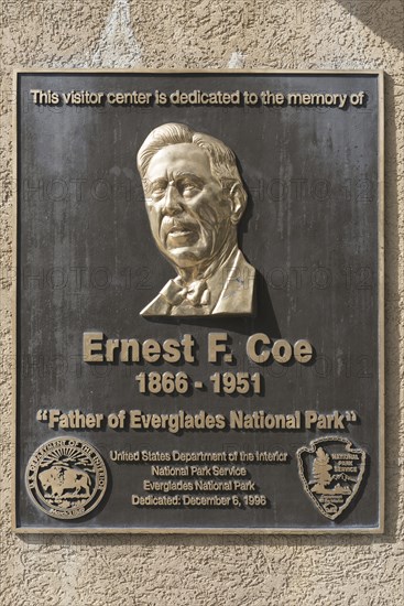Plaque for Ernest F. Coe