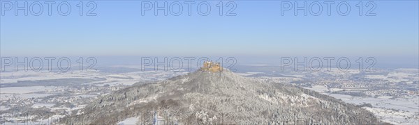 Burg Hohenzollern Castle in winter