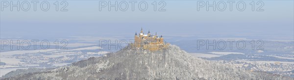 Burg Hohenzollern Castle in winter