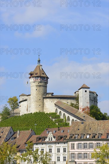 Munot Fortress above the historic town centre of Schaffhausen