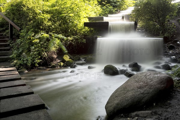 Water features in the Planten un Blomen park