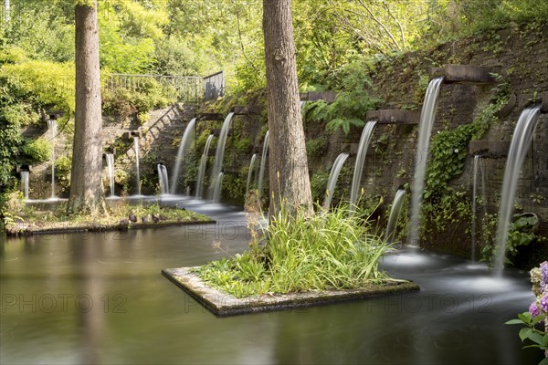 Water features in the Planten un Blomen park