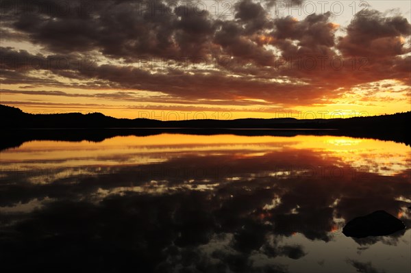 Sunset over the Lake of Two Rivers