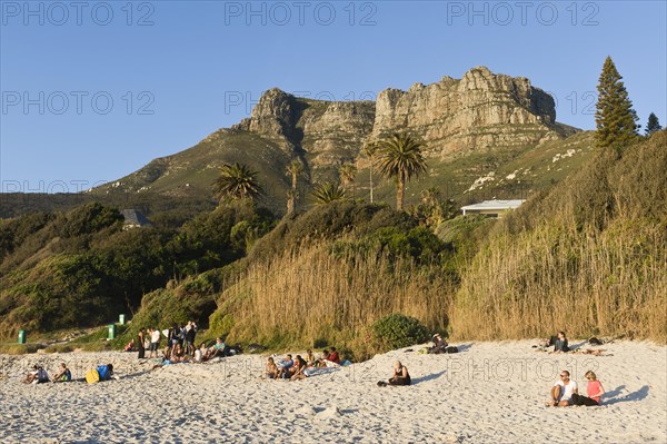 People on Llandudno Beach