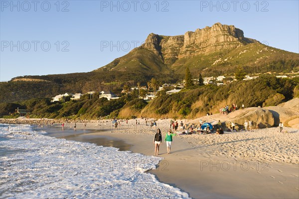 People on Llandudno Beach