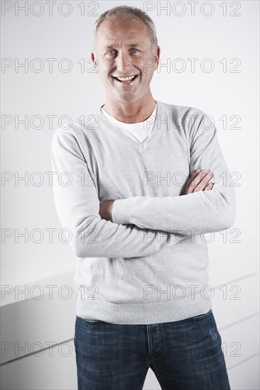 Man wearing casual clothing