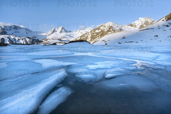 Mutterberger See mountain lake