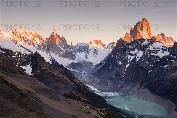 Cerro Torre and Fitz Roy massif