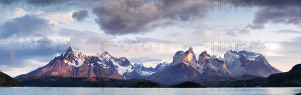 Torres del Paine massif in the morning light