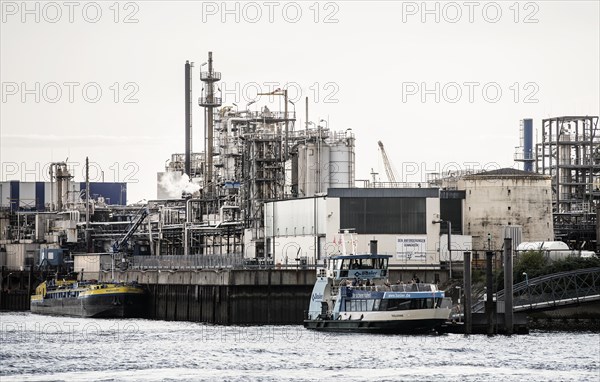 Oil refinery on the Elbe River