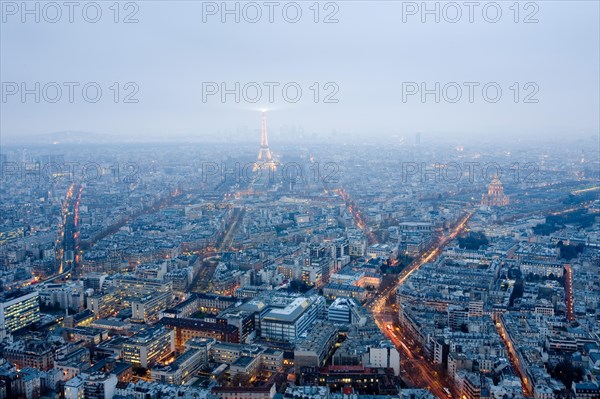 Town view from the Tour Montparnasse
