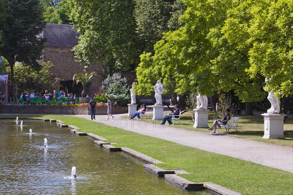 Pond in the palace gardens