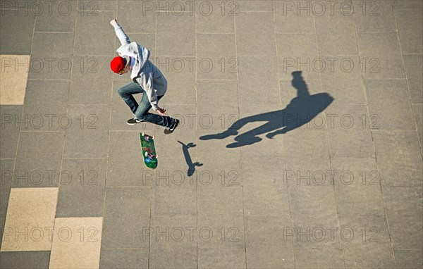 Skater at a skate park