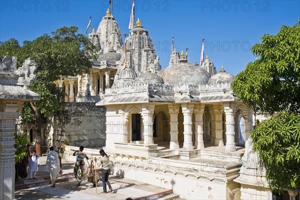 Temple complex on the holy mountain of Shatrunjaya