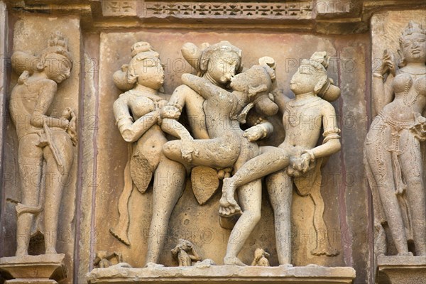 Relief depicting an erotic scene