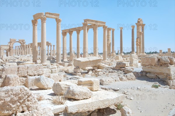 Ruins of the ancient city Palmyra