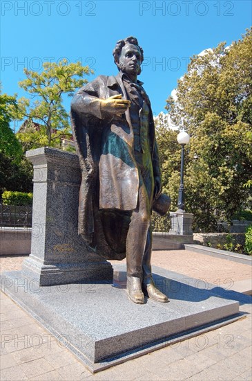 Bronze statue of Alexander Pushkin