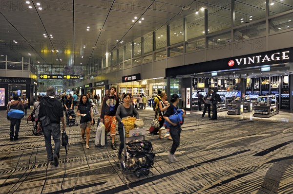 Arrivals hall in Soekarno-Hatta Airport