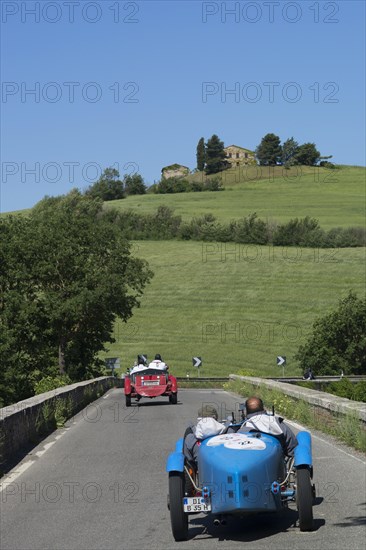 Two Bugatti convertibles