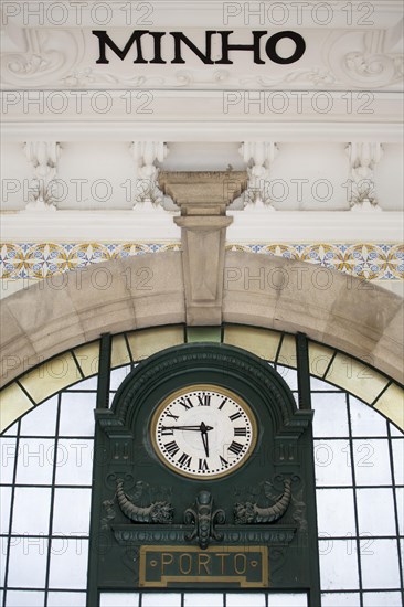 Railway station clock