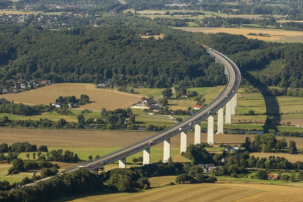 Partially blocked Ruhrtal Bridge