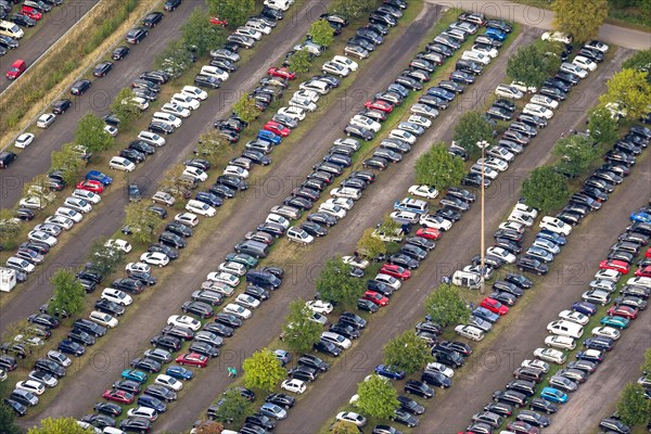 Parking lot at the Veltins-Arena